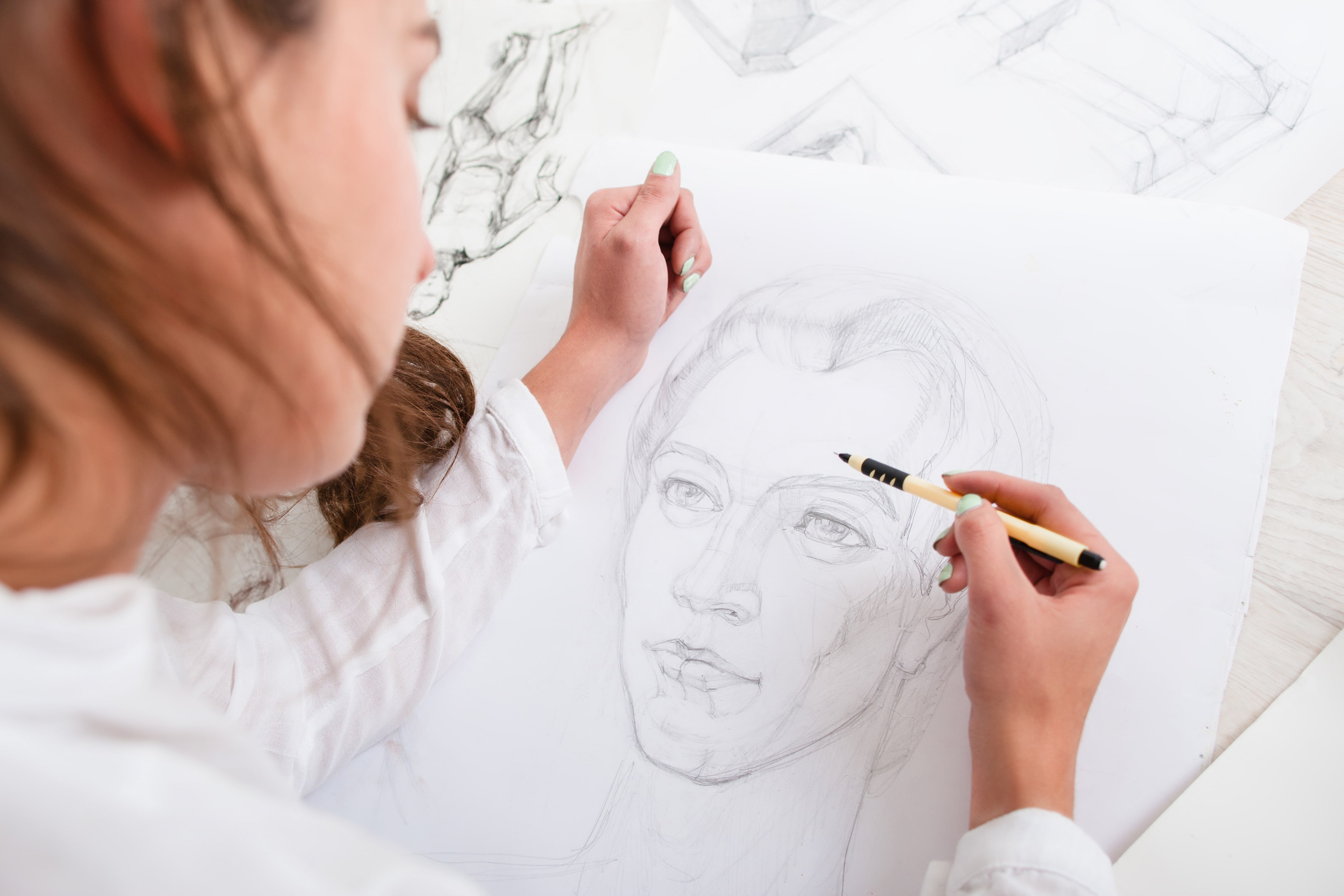 Image of drawing together